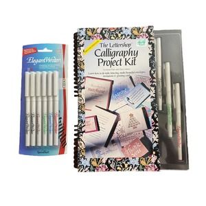 New LOT The Lettershop Calligraphy Project Kit Deluxe Edition Speedball + 6 Pens